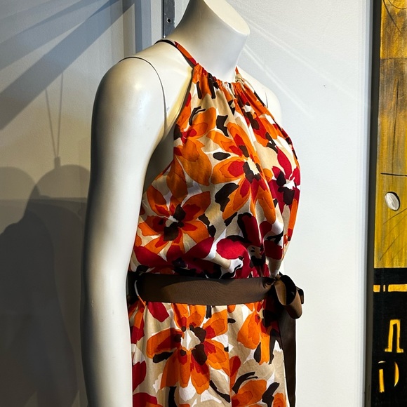 Mirabelli Halter Style Fit & Flare Floral Summer Dress - Picture 5 of 11